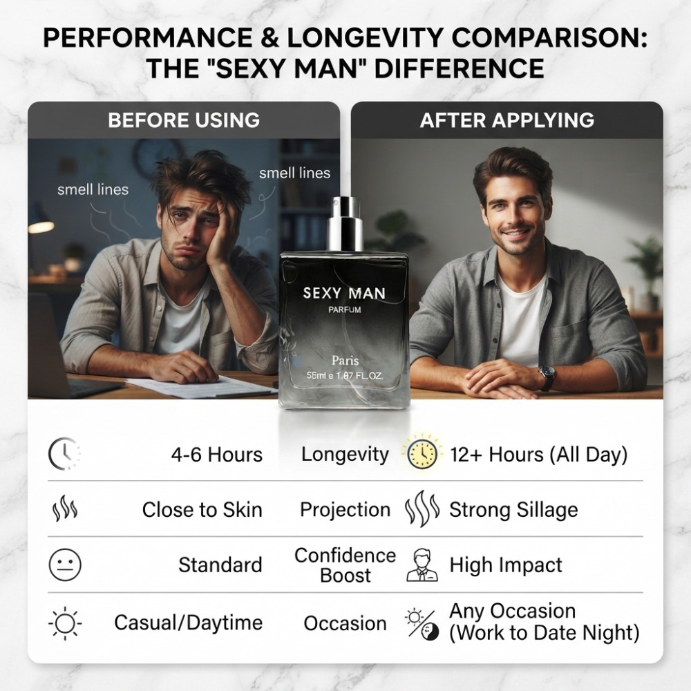 55ML Sexy Man Perfume Long-las - огляд і ціна Unique Perfume Fragrance