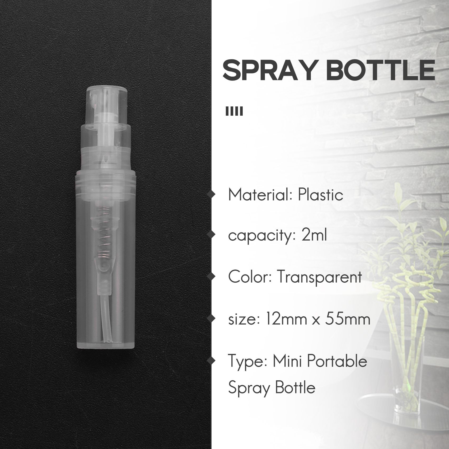 NEW 50 x 2ml Plastic Travel Bo - огляд і ціна Perfume X