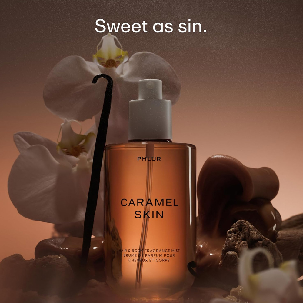 PHLUR Caramel Skin Body Mist,  - огляд і ціна Perfume Fragrance Hair Spray